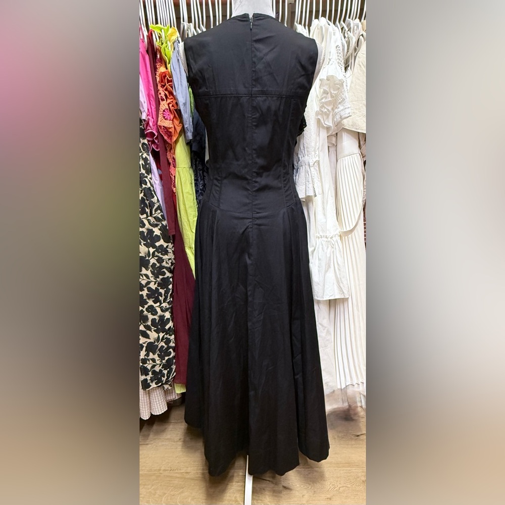 NWT Madewell V-Neck Circle Midi Dress - Picture 6 of 7